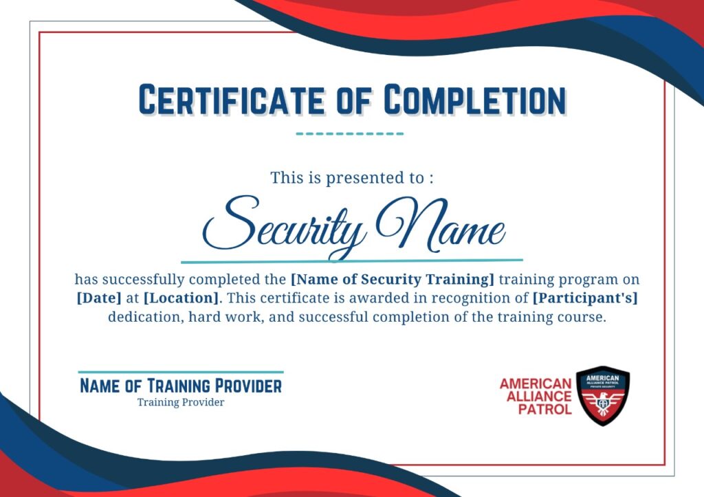 Essential Security Guard Training